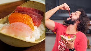 COMO FAZER ARROZ DE SUSHI ou SHARI  3 Tipos de Sushi [upl. by Culberson]