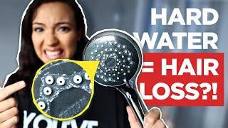 Hard Water Does it Cause Hair Loss   BEST Shower Filter for Hard Water [upl. by Esyahc444]