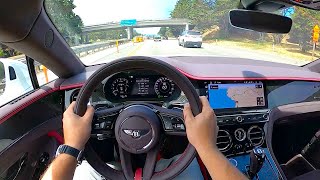 2025 Bentley Continental GT Speed First Edition PHEV  POV Test Drive Binaural Audio [upl. by Inahs]