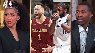 NBA on TNT crew reacts to Mavericks vs Cavaliers Highlights 🔥 [upl. by Sandell146]