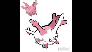 Corsola Speedpaint [upl. by Aihsal]