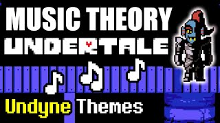 Music Theory Undertales Undyne Themes [upl. by Aiyotal483]