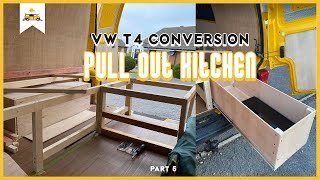 VW T4 CAMPER BUILD  SLIDE OUT KITCHEN EP5 [upl. by Kareem]