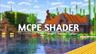 TOP 3 SHADER MCPE 121 amp 1212  MCPE SHADER  SUPPORT RENDER DRAGON amp REALISTIC SHADER [upl. by Ziul]