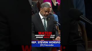 Steven Horsford Calls For The House To CENSURE Clay Higgins [upl. by Ainel323]