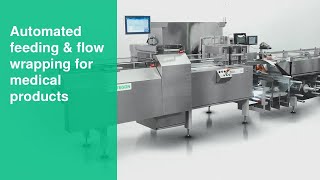 Automated feeding amp flow wrapping for medical products [upl. by Ani]