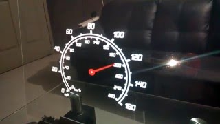 HUD DISPLAY CAR SPEEDOMETER ON OUR TRANSPARENT LASER PHOTONIC DISPLAY PANEL [upl. by Hteboj]