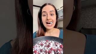 Trying the viral candied cranberries [upl. by Gitel]