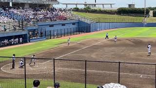 全国高校野球茨城大会4回戦、明秀日立が3回10得点！vs鹿島学園inひたちなか市民球場 7月20日 [upl. by Esila]