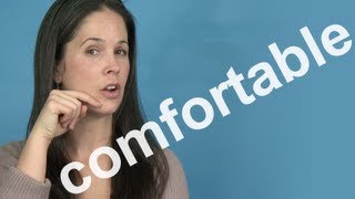 How to Pronounce COMFORTABLE  AMERICAN ENGLISH PRONUNCIATION [upl. by Mezoff50]