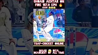 🔥 Shoaib Akhtar Deadliest Bowling viralshorts [upl. by Ecyac]