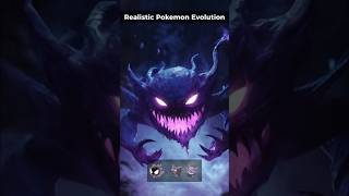 Realistic Pokemon Evolution  Gengar pokemon pokemoncommunity shorts gengar jigglypuff [upl. by Yannodrahc]