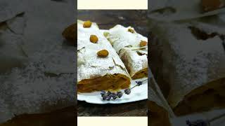 Apfel 🍏 Strudel  Einfaches Rezept mit Filoteig [upl. by Tildy]