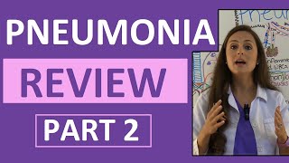 Pneumonia Treatment Nursing Interventions Antibiotics Medication  NCLEX Respiratory Part 2 [upl. by Aceissej]