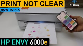 HP Envy 6000e Not Printing Clear Fix It Correctly [upl. by Irpac]