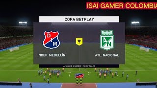 Atletico nacional vs Medellin copa BetPlay SEMIFINAL ida Resumen y goles [upl. by Amleht]