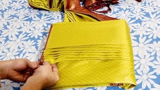 Saree pleats  Best and easy way Saree Folding  PrePleating AND Ironing Method [upl. by Sundberg]