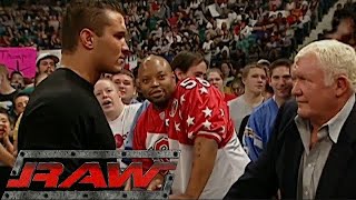 Randy Orton Confronts Harley Race Spits on his Face RAW Apr 262004 [upl. by Morentz]