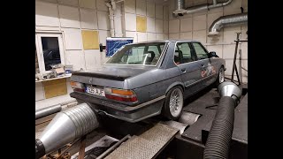 BMW E28 M30 Turbo Dyno [upl. by Smith818]