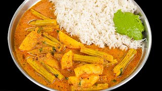 सरसों वाली सहजन और आलू की फेमस सब्ज़ी  Drumstick Curry  शेवगा  Drumstick Recipe  Kabitaskitchen [upl. by Aynot]