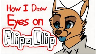 How I draw eyes on flipaclip ♡ Old version [upl. by Cryan]