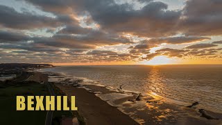 DRONE FLIGHT OVER BEXHILLONSEA  4k  DJI AIR 2 [upl. by Reivax60]