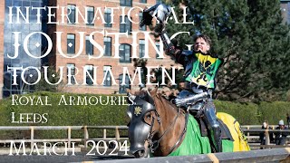 International Jousting Tournament at the Royal Armouries in Leeds [upl. by Reo]