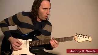 Greatest Rock Riffs Johnny B Goode Chuck Berry by Mario Freiria TCDG [upl. by Nalehp]