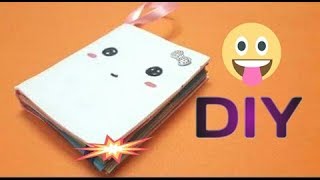 طريقه عمل دفتر ملاحظات صغير للعوده للمدارس DIY Notebooks for Back to School [upl. by Lord]