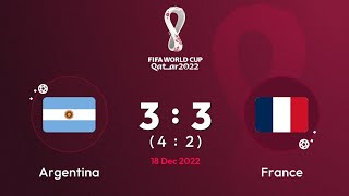 Argentina Vs France 3342 World Cup Final Highlights HD amp All Goals 2022 argentina france [upl. by Bello650]