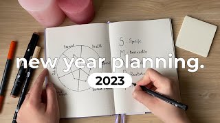 How To Set Goals for 2023 and ACHIEVE them  Plan with me for the new year  2023 PLANNING [upl. by Werra]