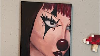 timelapse clown painting [upl. by Venator475]