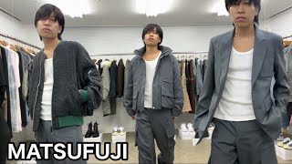 【万能】MATSUFUJI 24AW から野暮ったさゼロなモードダウンampニットで作られたフライトジャケットampパンツとバランスが素晴らしいセットアップampユーティリティジャケット！ [upl. by Inama]