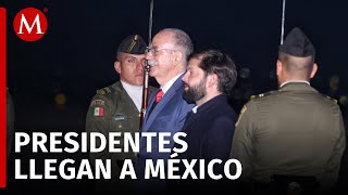 Así fue la llegada de los presidentes invitados de Claudia Sheinbaum a la toma de protesta [upl. by Aiuqenehs318]