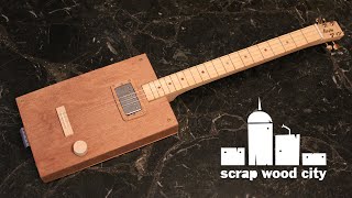 How to make a cigar box style electric guitar [upl. by Gnirps]