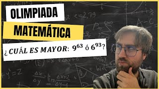 Olimpiada Matemática Comparación potencias sin calculadora [upl. by Sue]