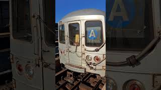 Rockaway Park Manhattan Bound R46 R179 A trains action at 80th Street [upl. by Eiznekam730]