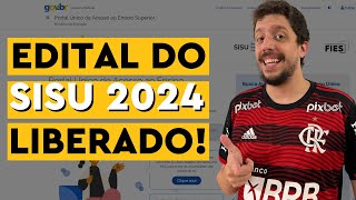 EDITAL DO SISU 2024 LIBERADO  COMO FUNCIONARÁ O SISU 2024 REGRAS DATAS LISTA DE ESPERA E ETC [upl. by Ahsila]