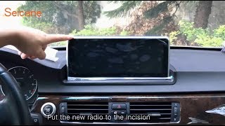 How to upgrade 1025 inch Touch Screen Android Car Radio for 20062012 BMW E90 E91 E92 E93 Removal [upl. by Nolram233]