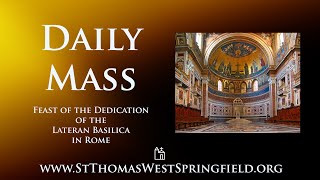 Daily Mass Saturday November 9 2024 [upl. by Harlow59]