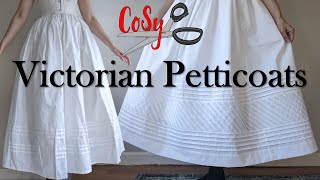 How to Sew a Victorian Petticoat  Tips for Making amp Wearing Victorian Undergarments [upl. by Anilorak102]