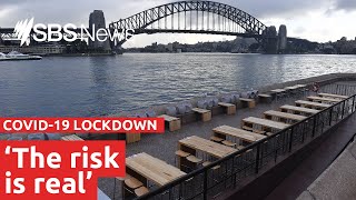 Millions of Australians under COVID19 lockdown  SBS News [upl. by Eneleoj]