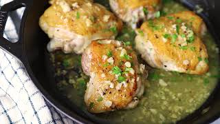 Garlic Butter Chicken Thighs [upl. by Ennaeirb198]