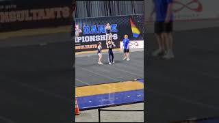 cheer cheerleading stunt howdoesitgetanybetterthanthis [upl. by Auhel676]