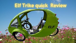 Elf ERecumbent Trike  Function affordability efficient See my review [upl. by Bayard]