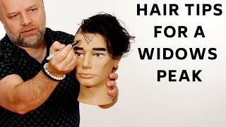 How to Fix a Widows Peak  TheSalonGuy [upl. by Say]