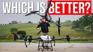 Ultimate Ag Drone Comparison XAG P100 vs DJI T40 PLUS drone crash [upl. by Redienhcs54]