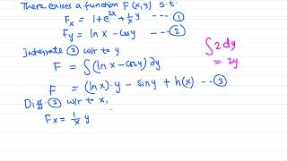 Diff Eqn Exact ODE example [upl. by Lyrahc]