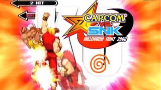 Capcom Vs SNK Millenium Fight 2000 playthrough Dreamcast 1CC [upl. by Mylor]