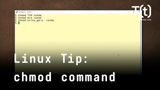 How to use the chmod command 2Minute Linux Tips [upl. by Acker]